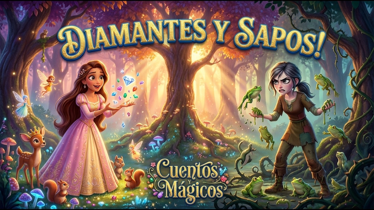 Diamante y Sapos | Cuentos Mágicos | Fairy Tales Spanish