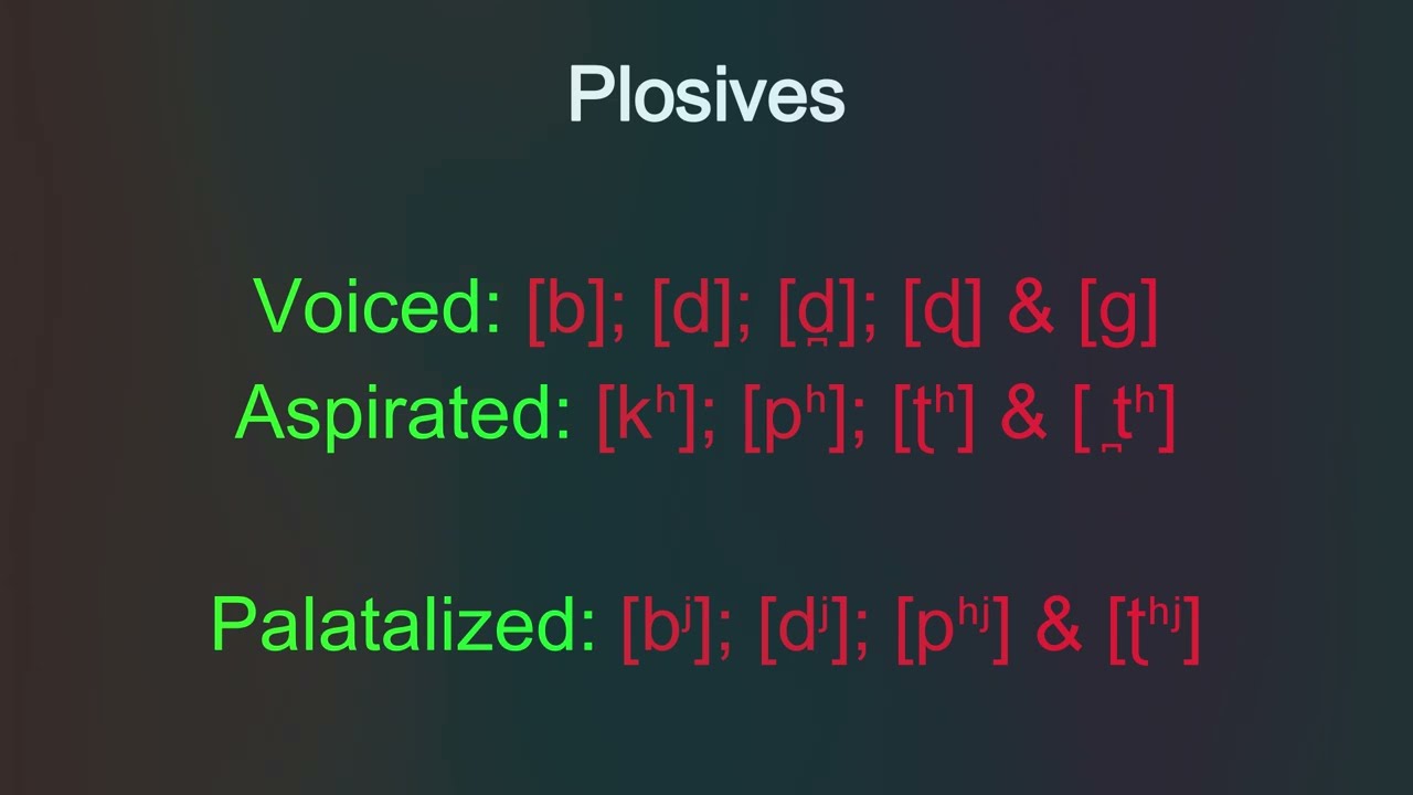 Khelovedu Grammar Lesson 2: Consonants
