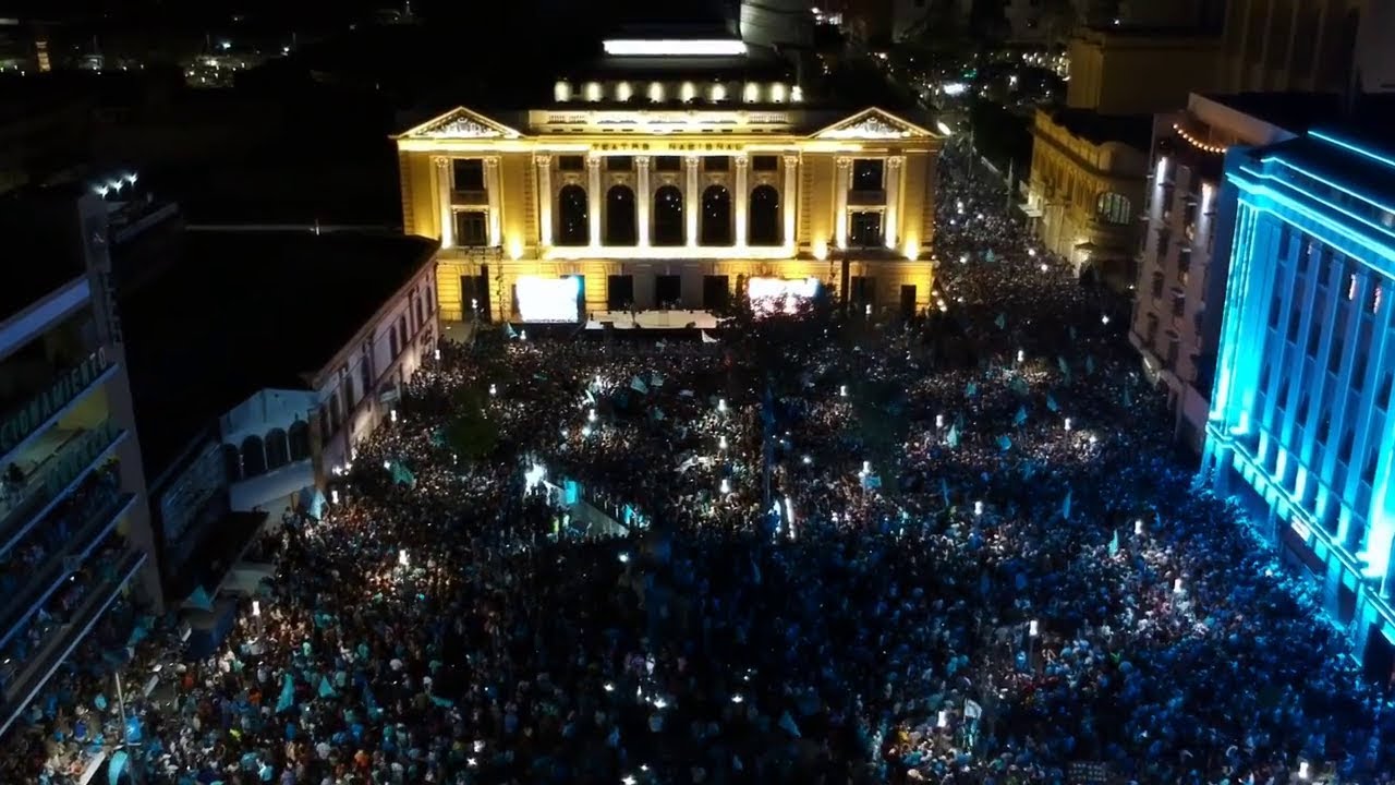 Nayib Bukele en Plaza Morazán | La Victoria del Pueblo Salvadoreño | COMPLETO HD