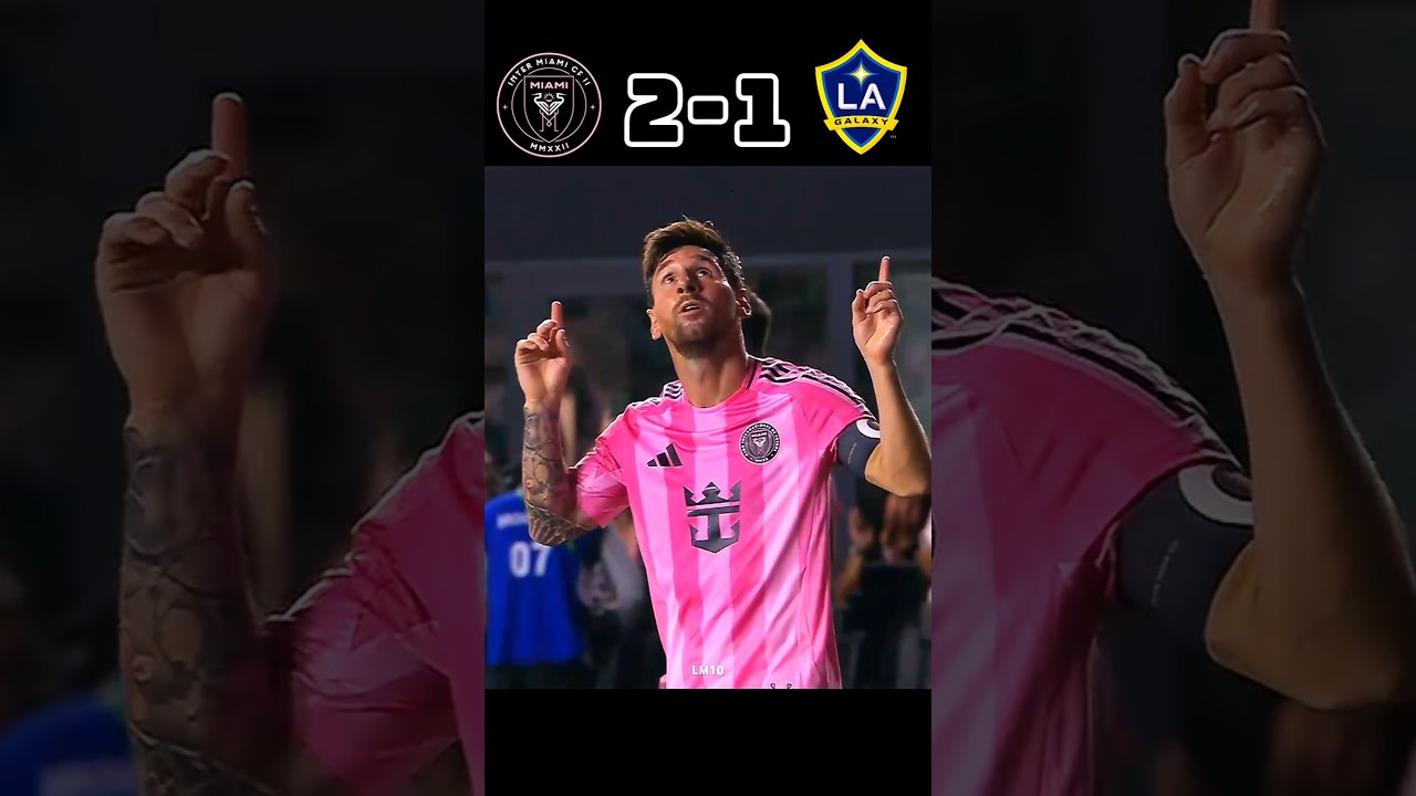 Inter Miami vs LA Galaxy ☠️🔥| Messi Show 🔥 2025 