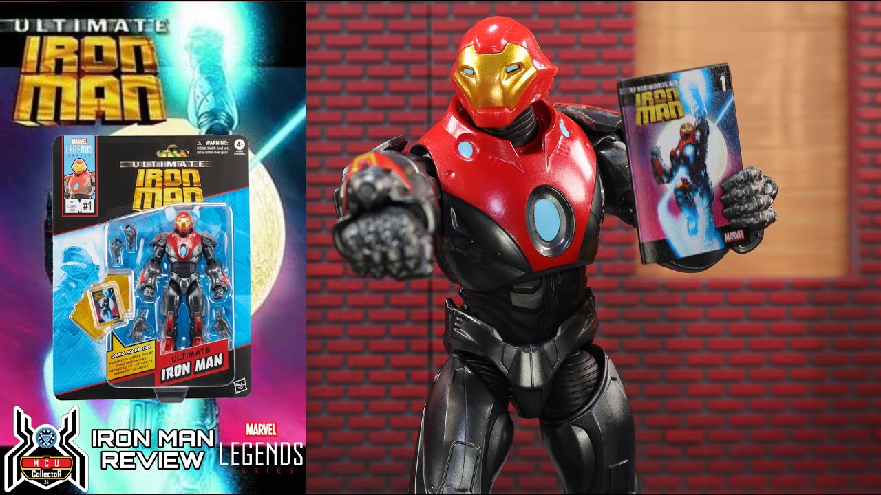 Marvel Legends ULTIMATE IRON MAN Universe 1610 Mini Comic Wave Figure Review