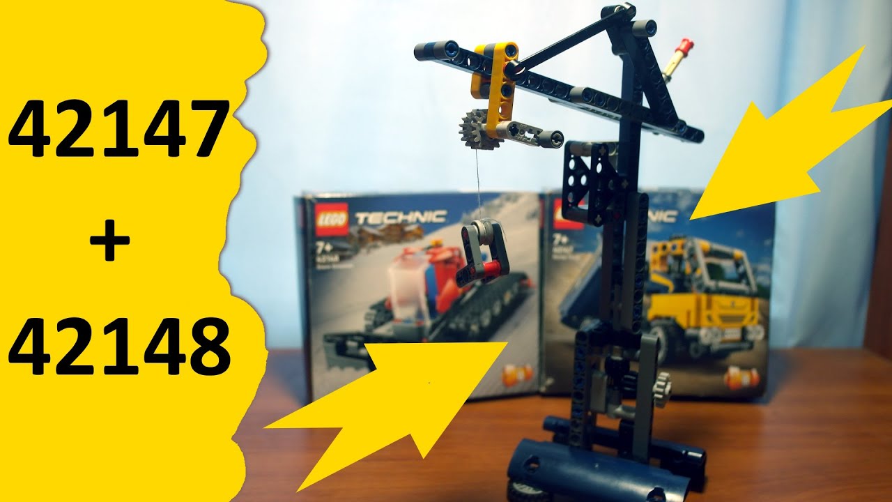Tower crane (Lego 42147+42148 tutorial)
