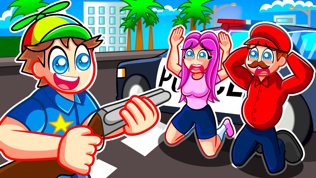 Playing GTA 5 As A POLICE OFFICER!