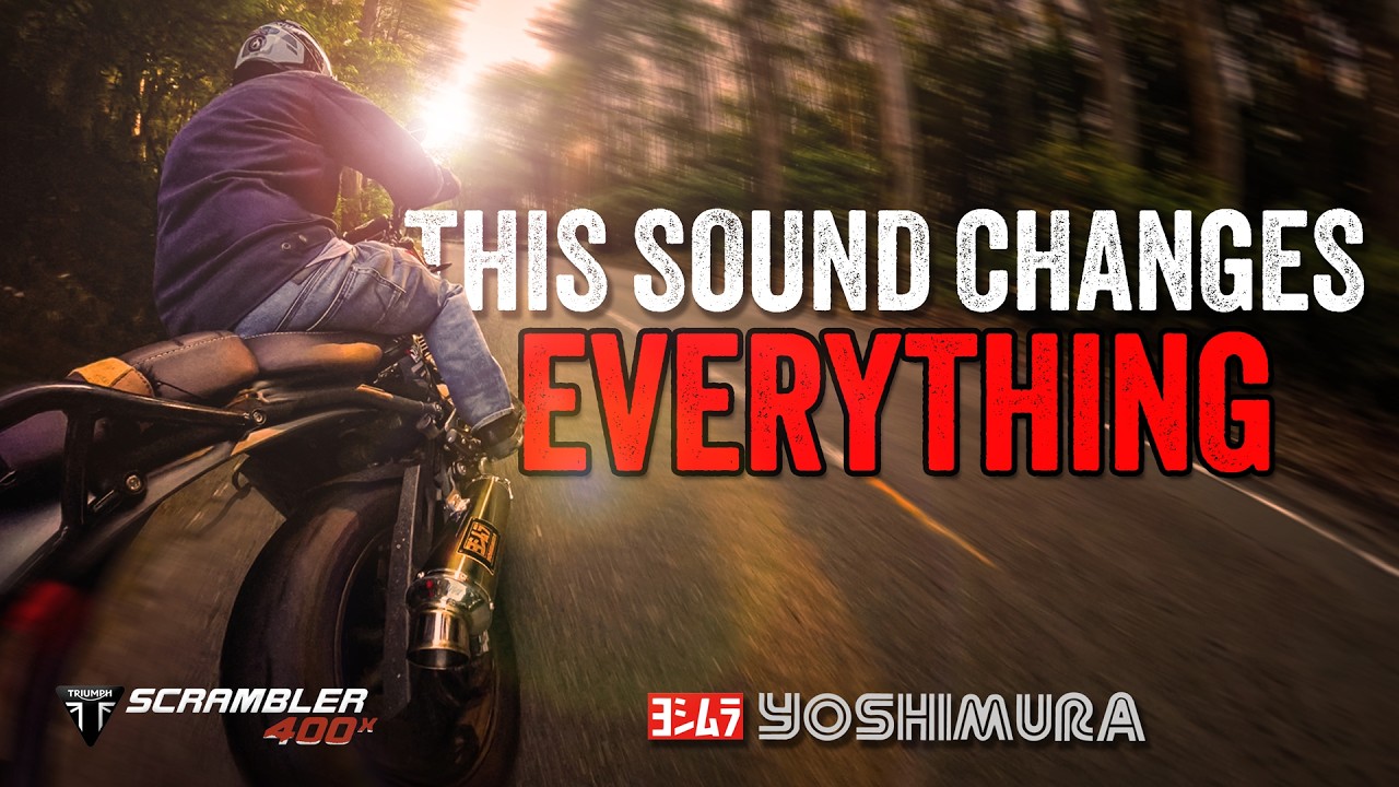 Yoshimura GP-Magnum Titanium Выхлоп | Triumph Scrambler 400X – Финальный Тест Звука
