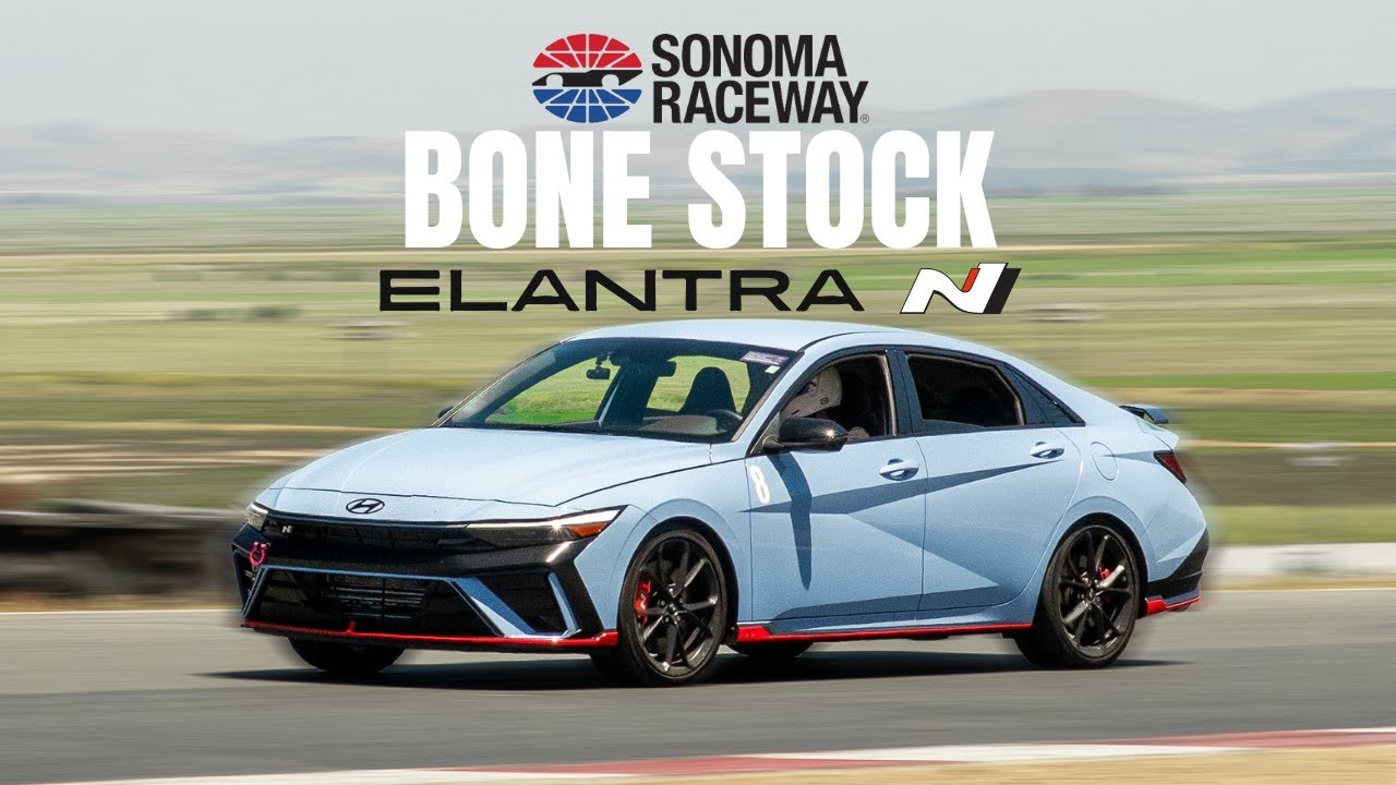 Bone Stock Elantra N POV Drive at Sonoma Raceway!