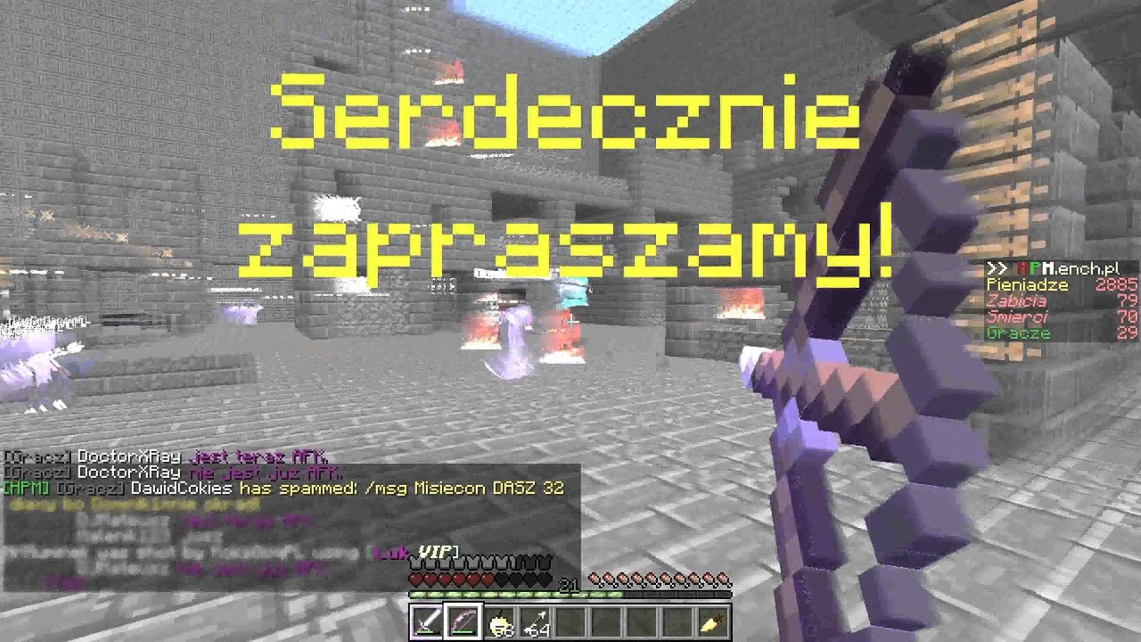 POLSKI SERWER MINECRAFT PVP 1.7 1.7.2 1.7.5 NoPremium NoHamachi Dedykowany