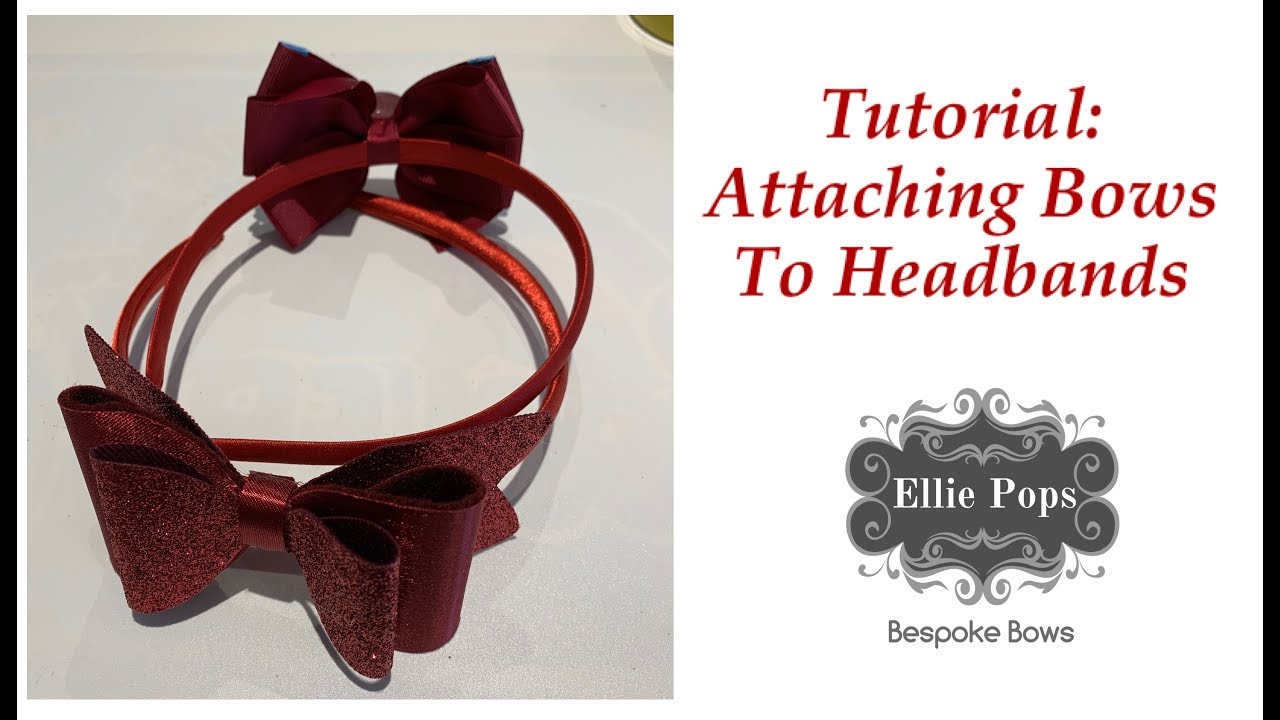 Tutorial: How To Attach a Bow to a Headband