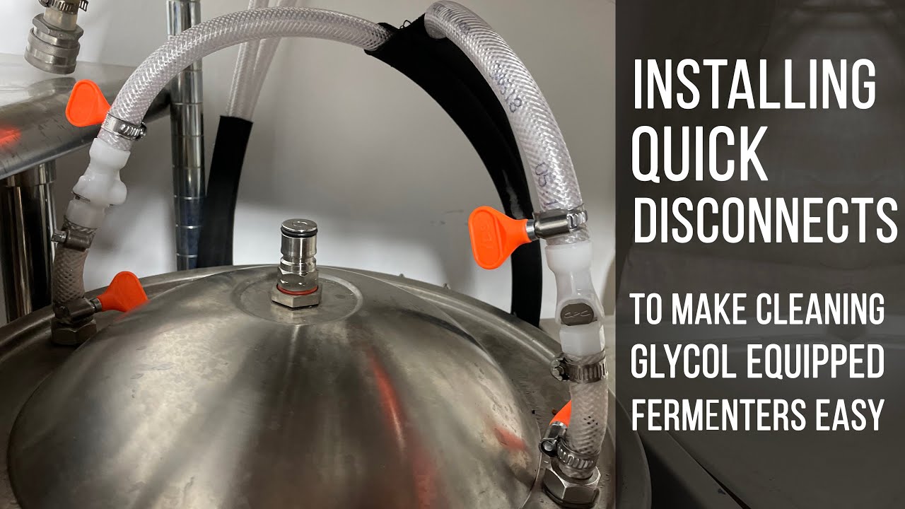 Quick Disconnects: The best $15 you will ever spend if you have a glycol system
