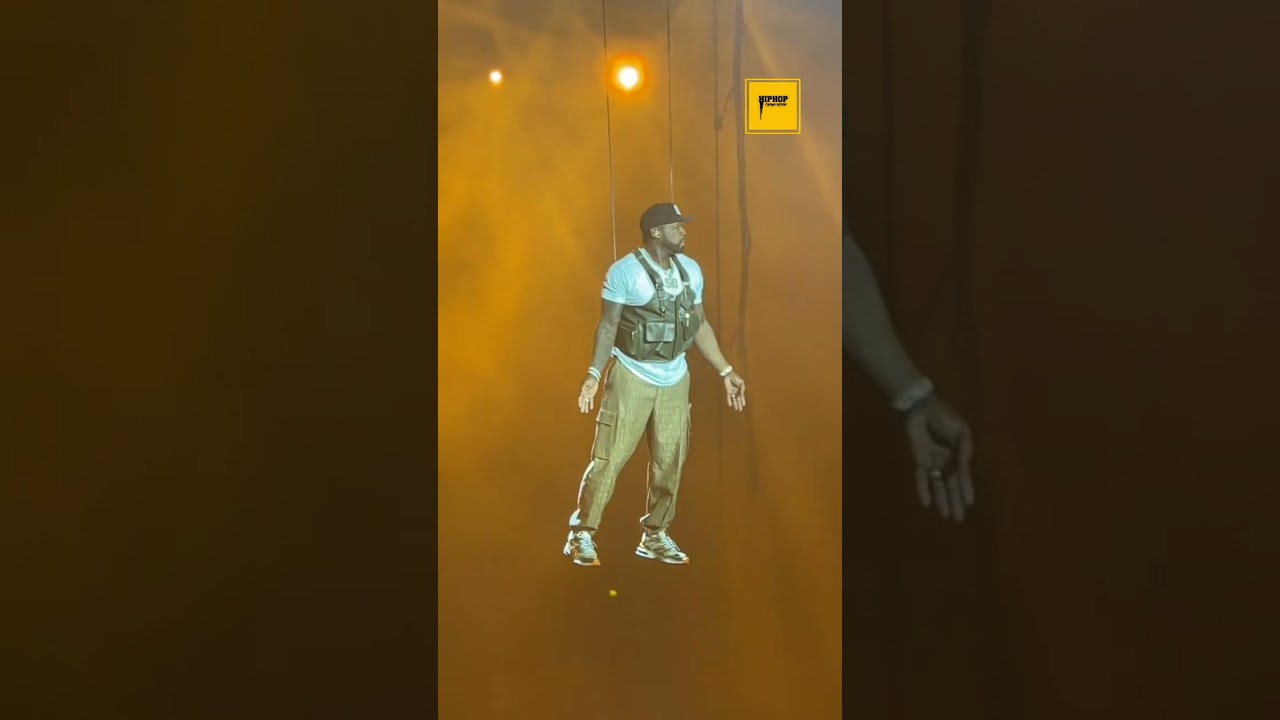50 Cent literally &ldquo;floating&rdquo; at Final Lap tour in Berlin, Germany 🎥