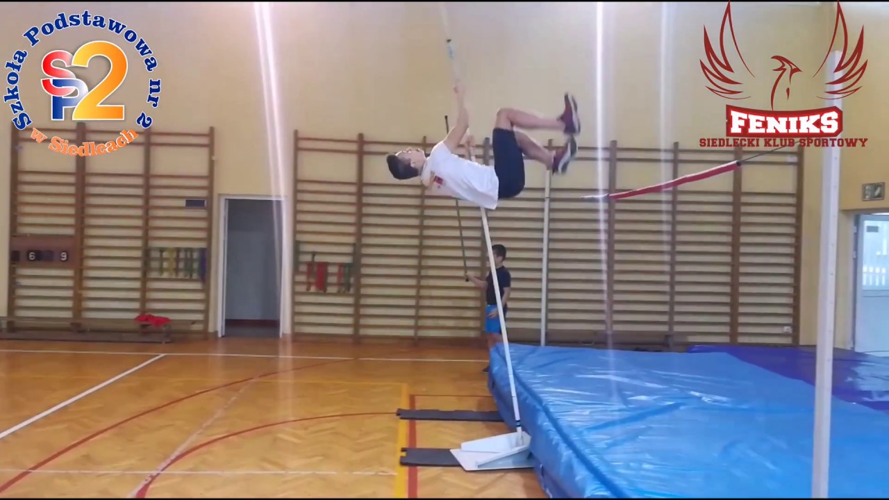 Trening skoku o tyczce - Adam