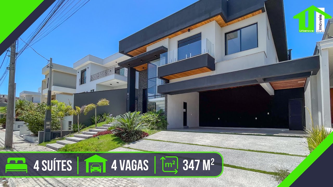 Casa com 4 dormitórios à venda, 347 m²  - Condomínio Residencial Jaguary - São José dos Campos/SP