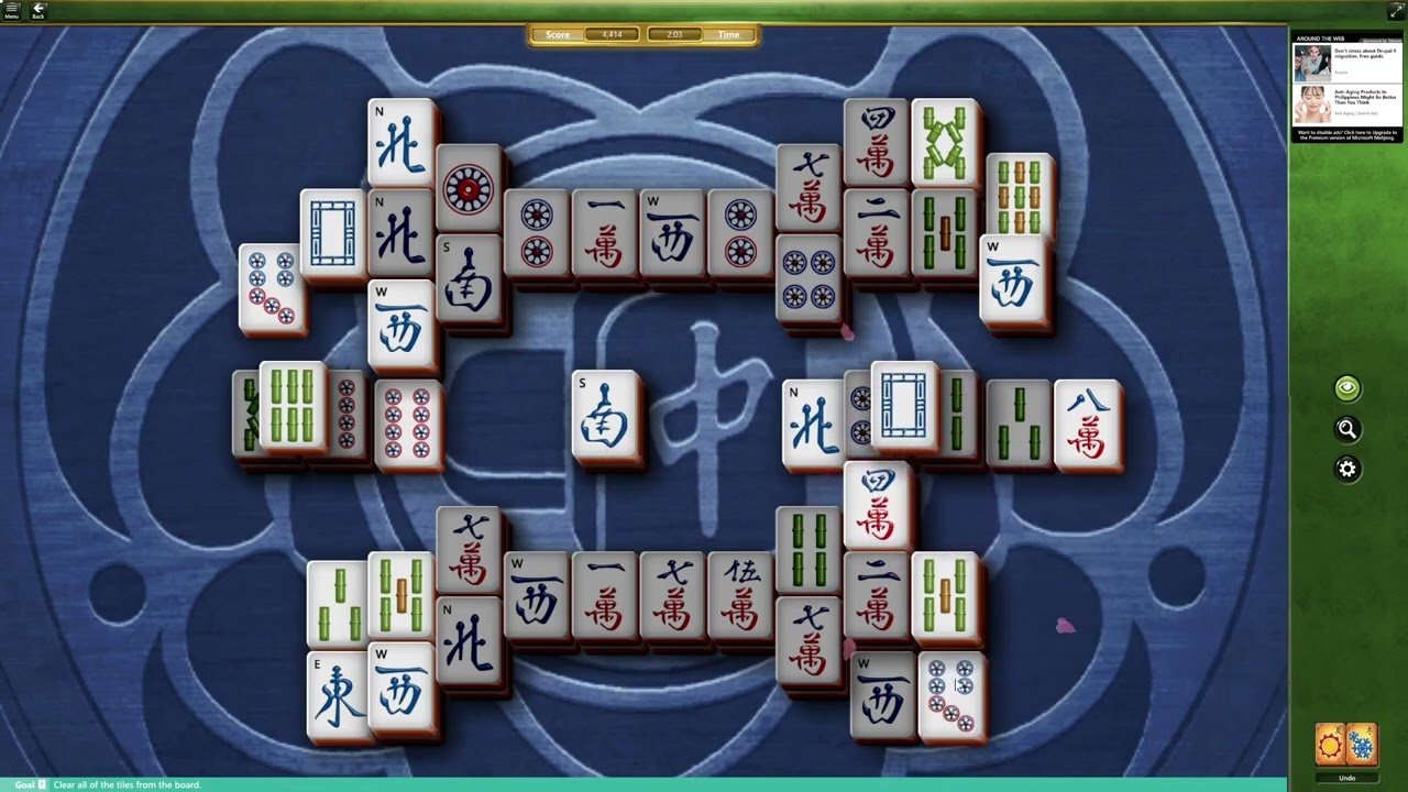Microsoft Mahjong Daily Challenge August 4th 2022 | Classic - Expert