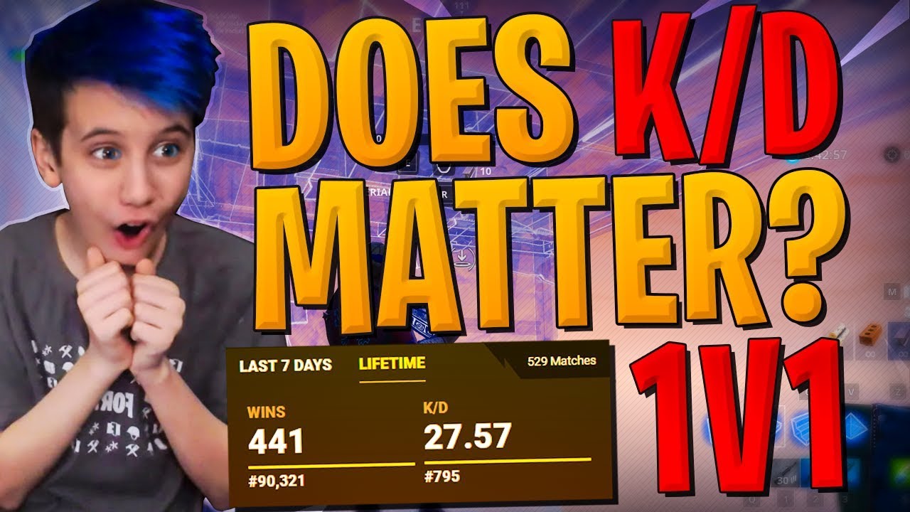 I 1v1'd someone with a 27 K/D in Fortnite, Do Stats Matter??