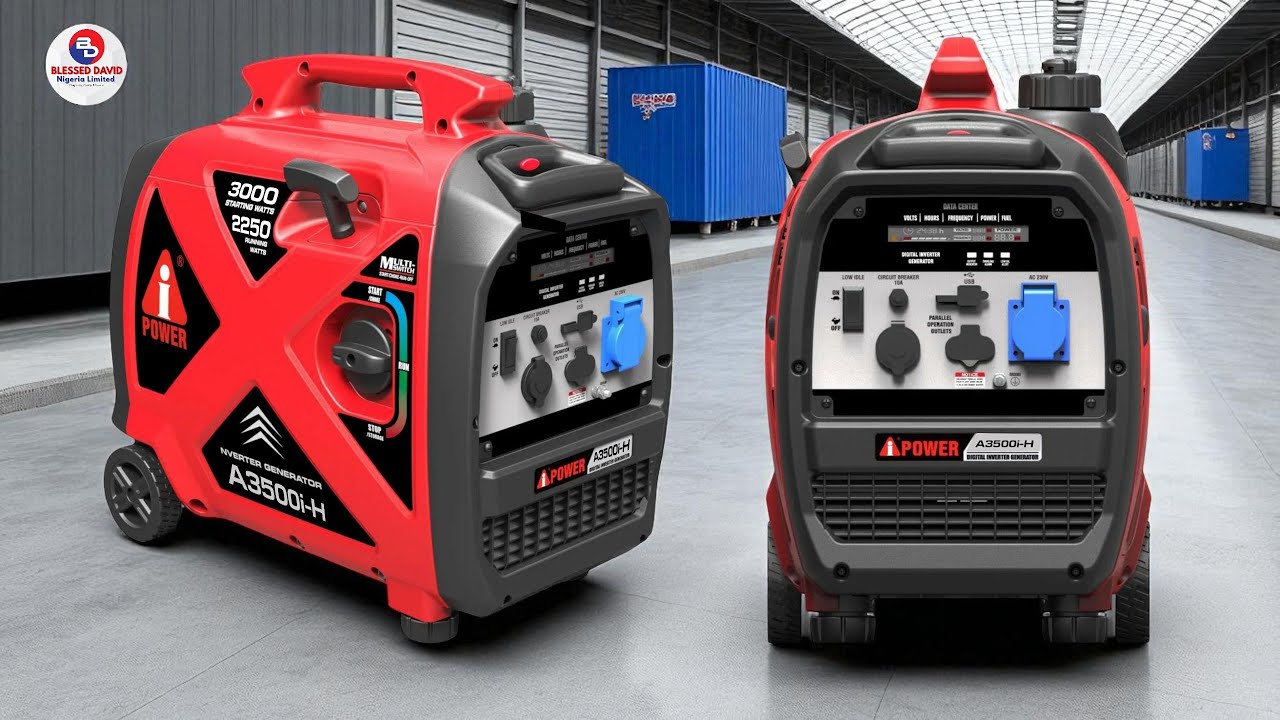 A-iPower A3500i H Silent Inverter Generator Operation Video
