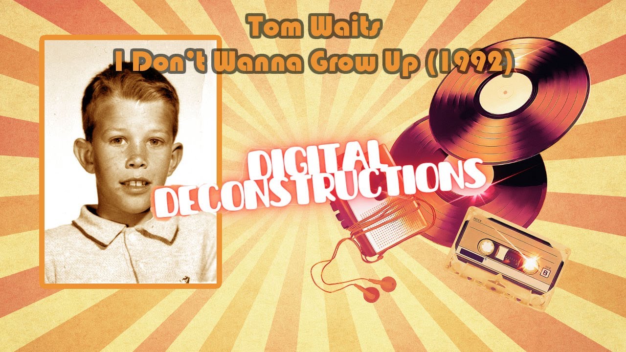 Tom Waits I Don't Wanna Grow Up Vocals A Cappella #DigitalDeconstructions