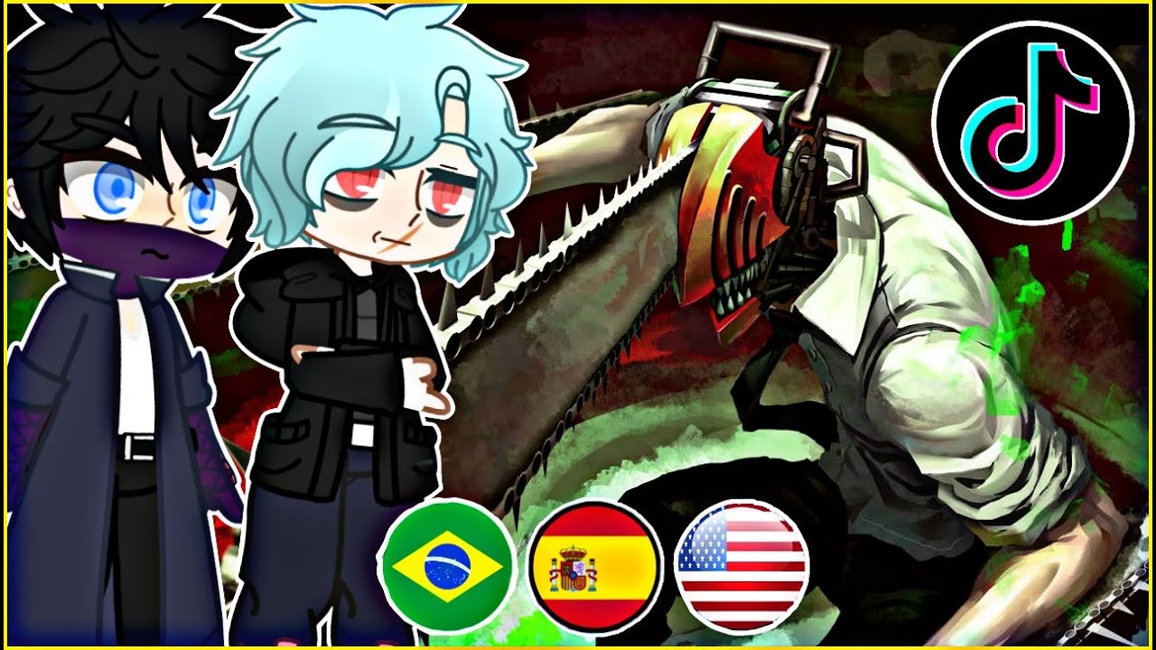 Liga dos Vilões React to Chainsaw Man | Tik Toks | 🇪🇸🇺🇸🇧🇷