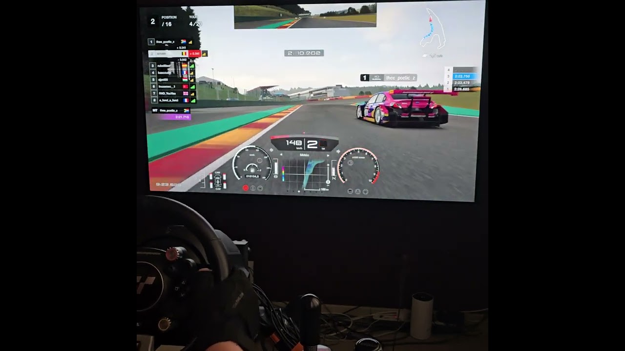 20 tours sur Francorchamps avec la Porsche GT3