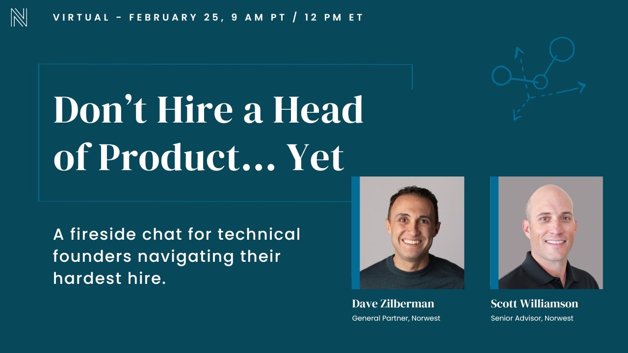 Don't Hire a Head of Product...Yet