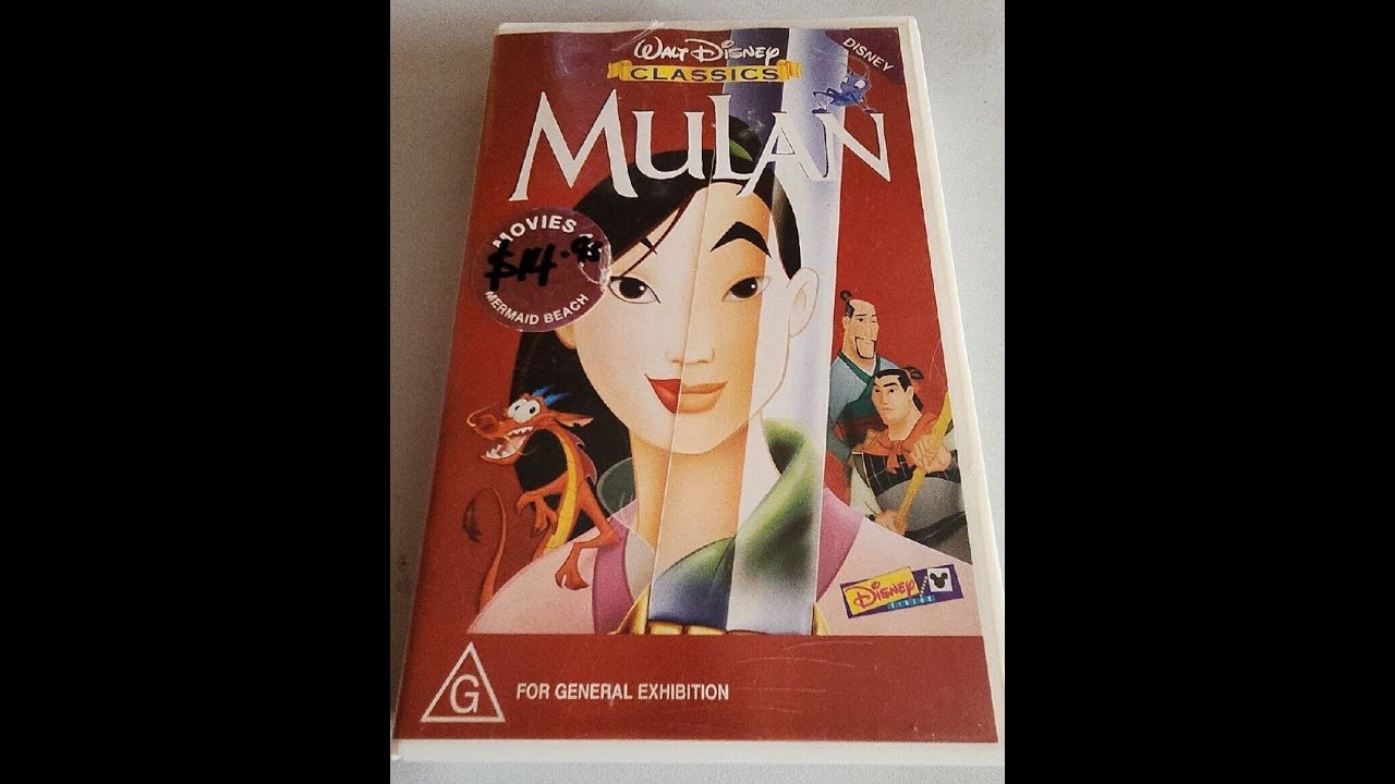 Mulan Australian VHS Opening (Disney) 1999