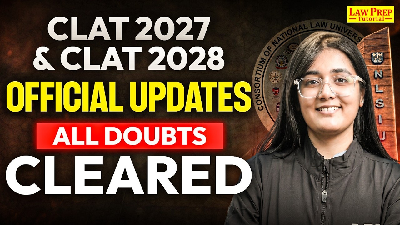 CLAT 2027 Official Notification LIVE 🔥 Complete Analysis | Syllabus, Pattern, Eligibility & Changes