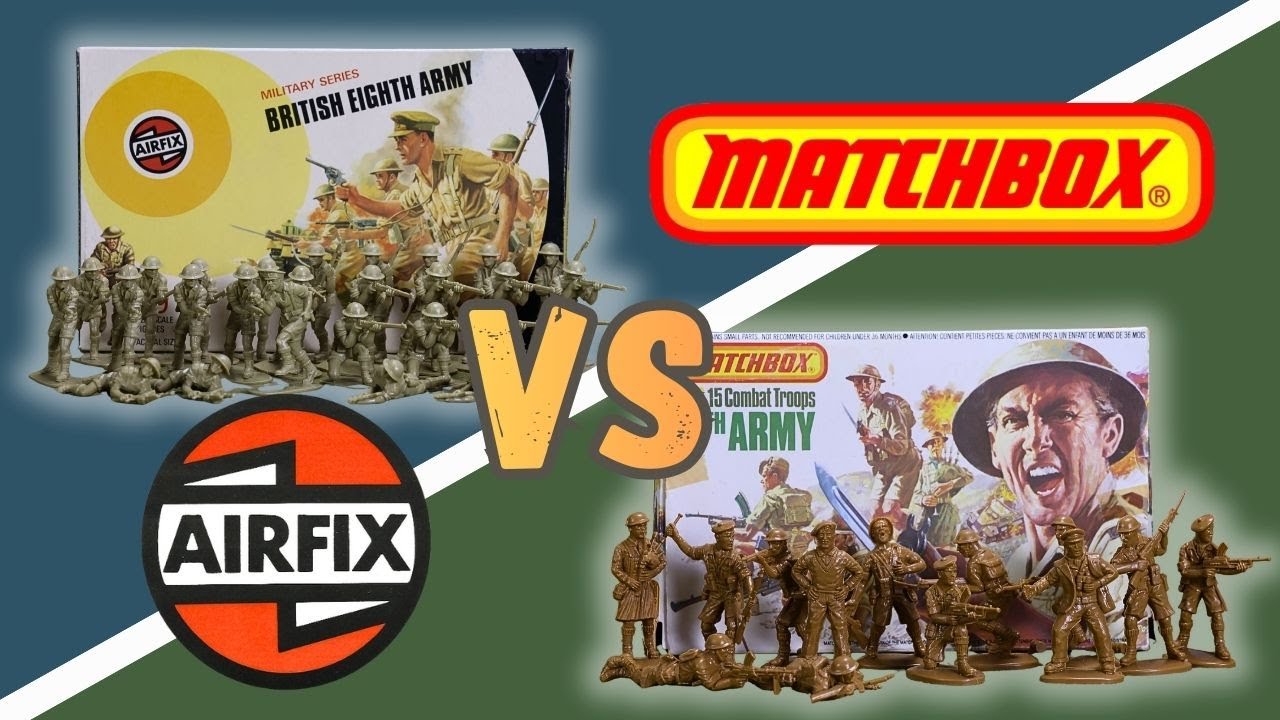 Airfix and Matchbox 8th Army Face Off