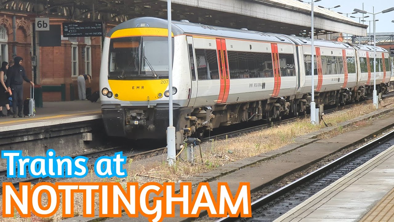 Trains At Nottingham 4K (week of 12/08/2024)