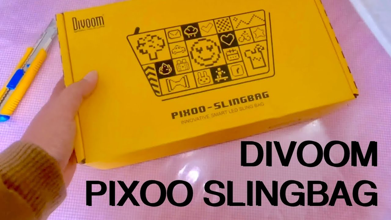 Divoom Pixoo Slingbag w/ Pixel Art - The Best Slingbag On The Tech Market