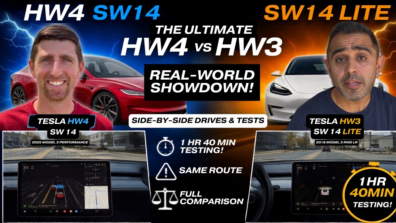 Tesla HW3 kontra HW4: czy &bdquo;SW14 Lite&rdquo; faktycznie wystarczy?