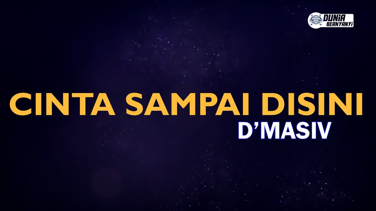 D'Masiv - Cinta Sampai Disini ( Karaoke Version ) || Original Key C