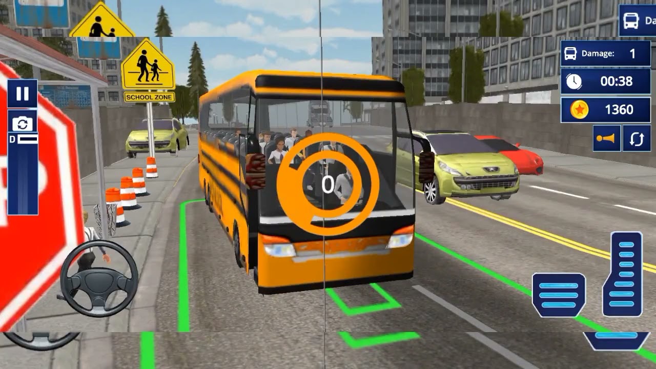 Level - 1 to 4 | School Bus Simulator 3D | School Bus Game | Simulator Game | Bus Driving | A Gunwal