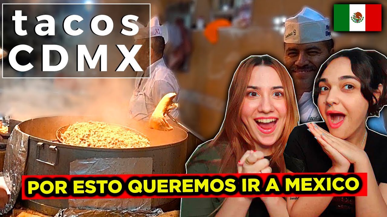 🇨🇺CUBANAS REACCIONAN a LA COMIDA CALLEJERA de 🇲🇽CDMX  😋😋😋