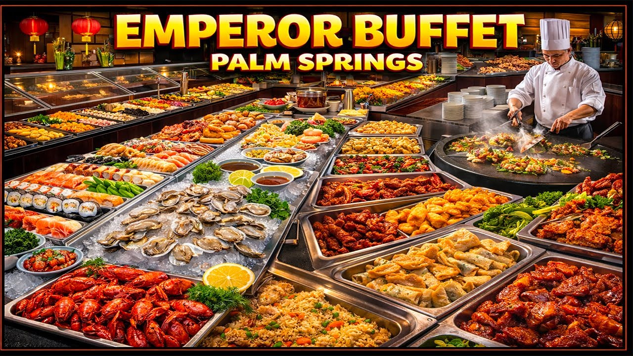 Emperor Buffet Palm Springs | Our Favorite All-You-Can-Eat Feast in the Desert!