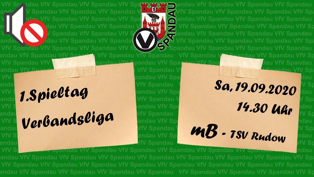 1.Spieltag Verbandsliga |mB - TSV Rudow ohne Ton  | Saison 20/21 | Sa. 19.09.2020, 14.30 Uhr