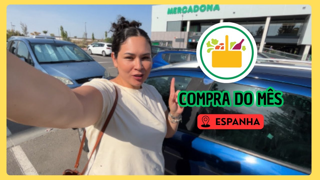 SUPERMERCADO NA ESPANHA | Compra do Mês para Família de 5 pessoas | Julho 2025