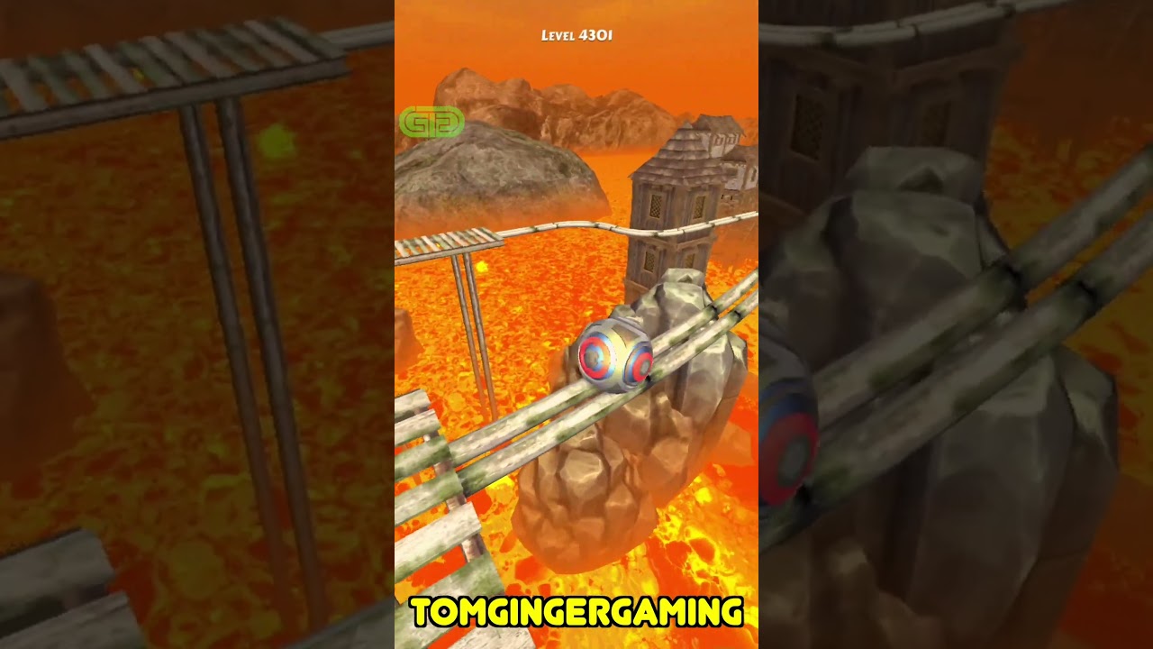 Задание на скоростное прохождение игры Going Balls, сложный уровень, ролл 358 #tomgingergaming #g...