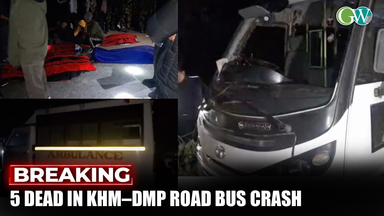 BREAKING: 5 DEAD IN FATAL BUS ACCIDENT AT 10th MILE (KOHIMA-DIMAPUR) ROAD