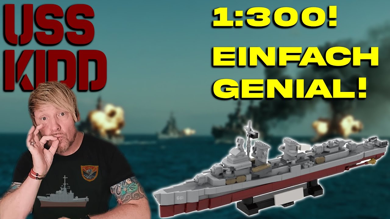 Wunderbares Set, nicht nur wenn es im Regal mit der Sammlung eng wird | Lesdiy USS KIDD Destroyer
