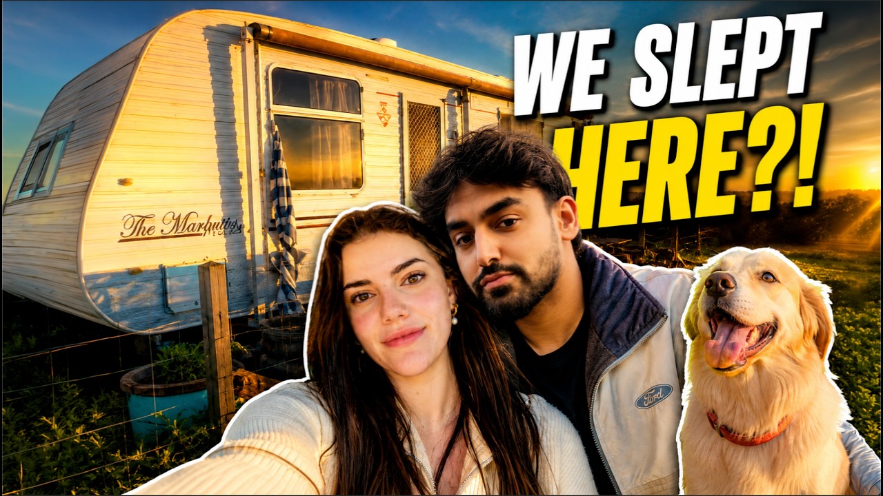 Our First Night in an Australian Caravan