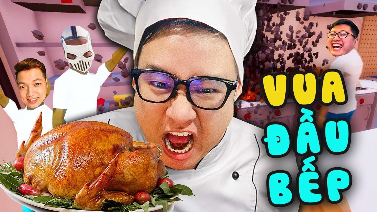 VUA ĐẦU BẾP - GAME COOP GIẢ LẬP NẤU ĂN CÙNG 4 ANH EM !!! Cái kết cháy luôn quán =)))