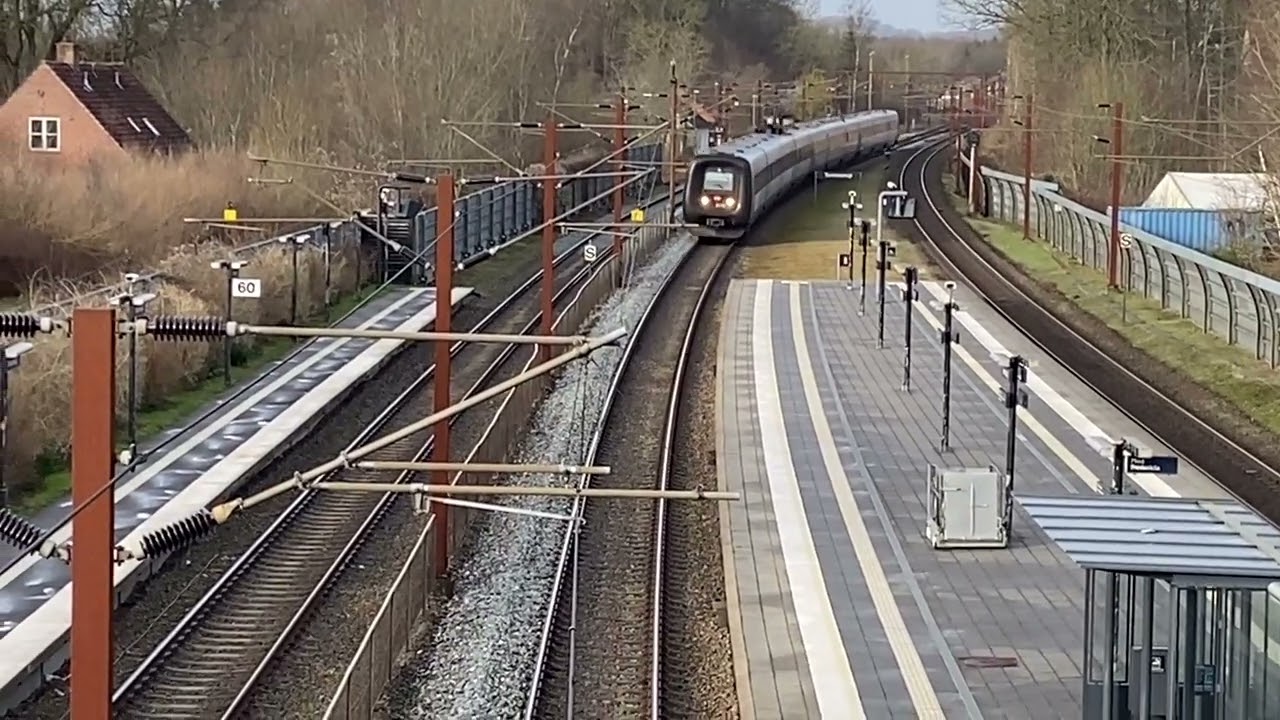 Trains At Tommerup Station