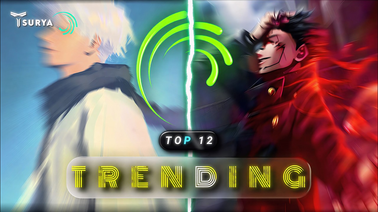+12 VIRAL TRENDING MANGA EDITS PRESETS🔥 | ALIGHT MOTION | DIRECT LINK 🖇️ ( XML+MATERIAL+QR)