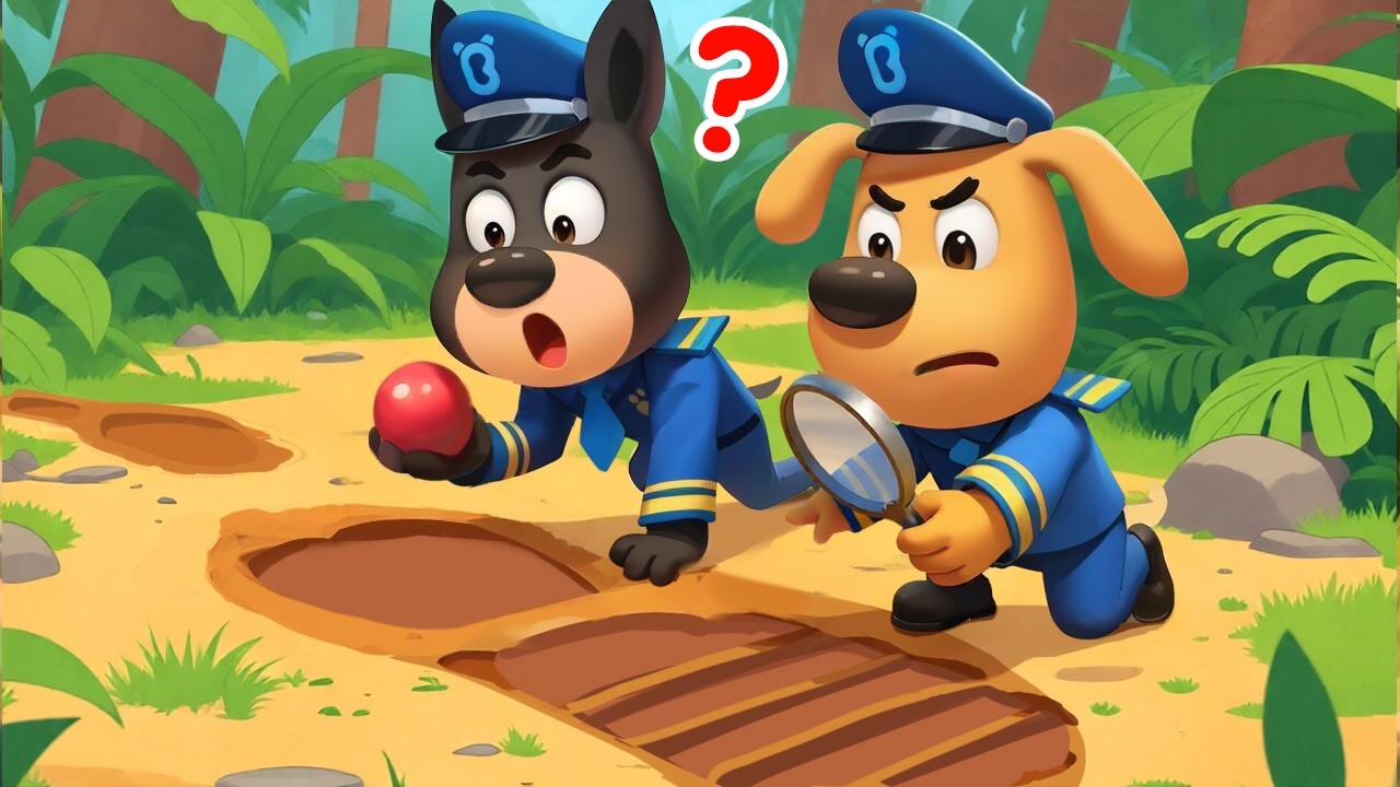 Eps.11 Misteri Jejak Kaki🐾🔍| Kota Air! 🌊| Kartun | Kepala Polisi Labrador | BabyBus Bahasa Indonesia