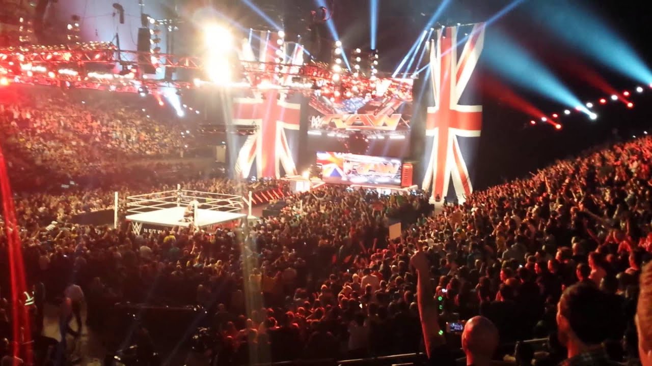 Bad News Barrett accepts John Cena's Challenge RAW London 13/4/2015