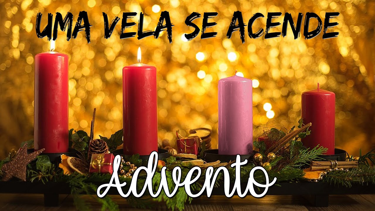 Uma vela se acende