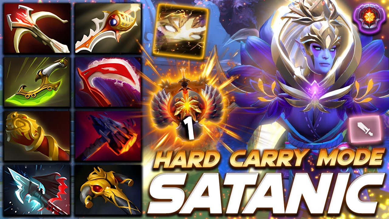 Satanic Templar Assassin Hard Carry Mode - Dota 2 Pro Gameplay [Watch & Learn]