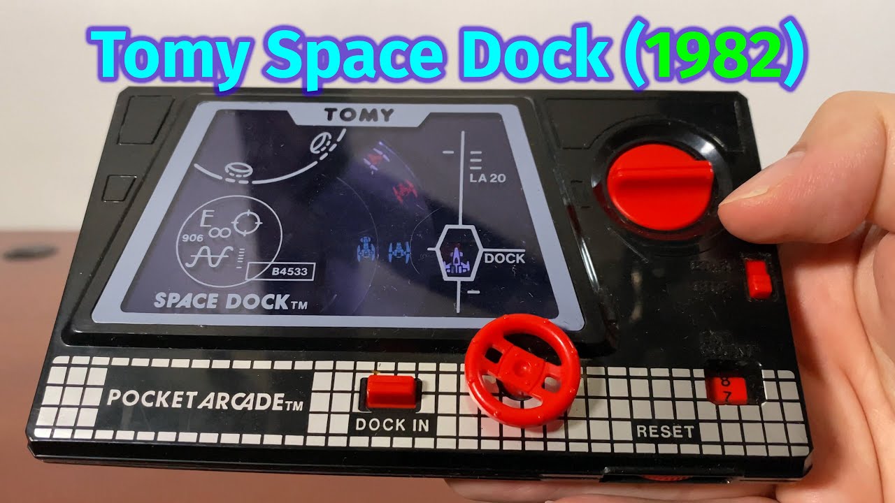 Tomy Pocket Arcade Space Dock Wind Up Game from 1982 -- Gadgetify