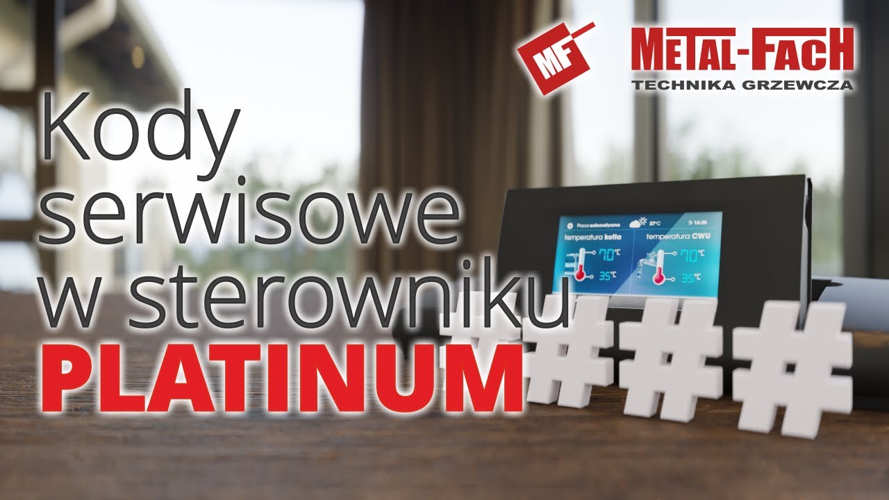 Kody serwisowe w sterowniku PLATINUM