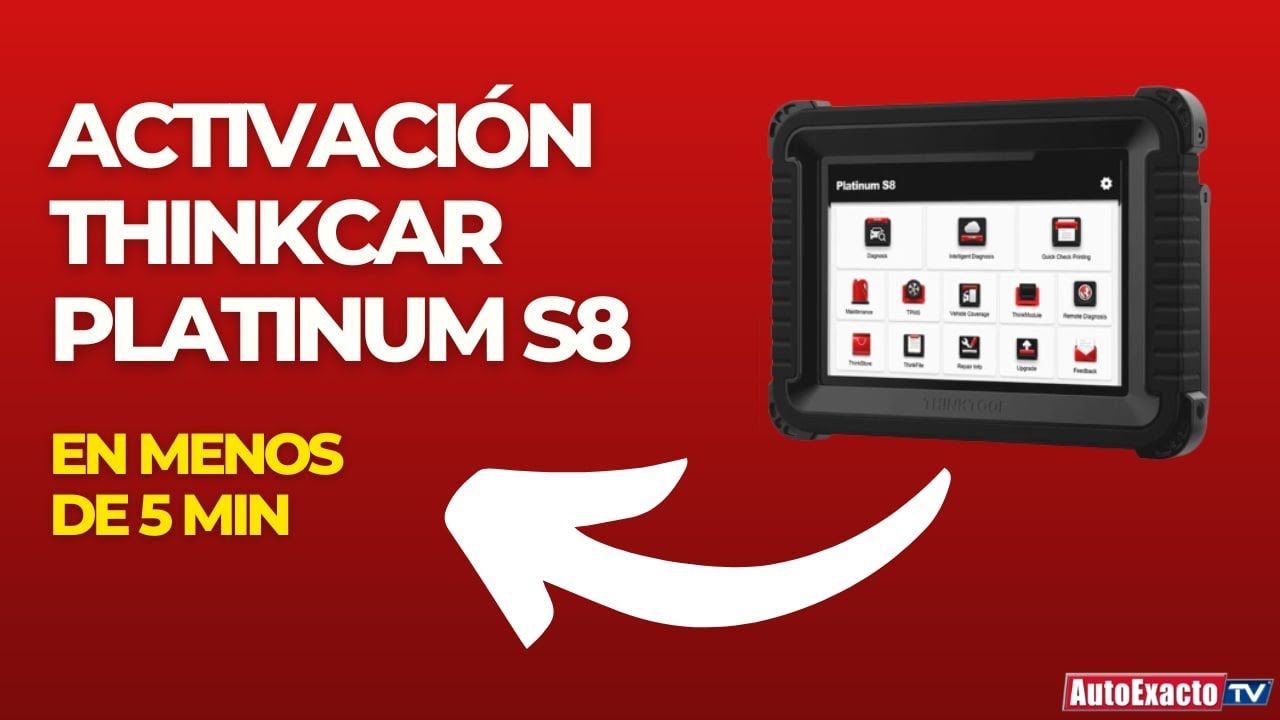 Activación Escaner Thinkcar Platinum S8 ✔️
