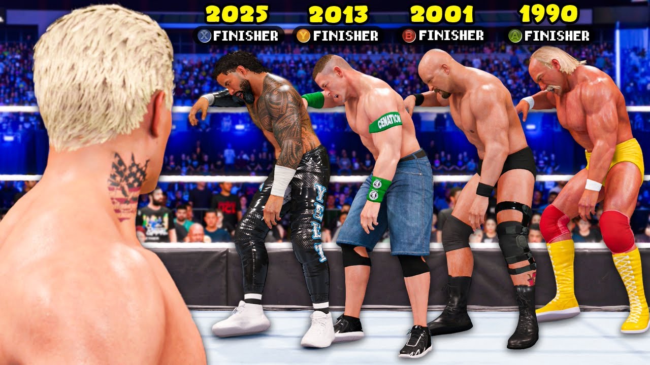 I Gave Every Royal Rumble Winner UNLIMITED FINISHERS..