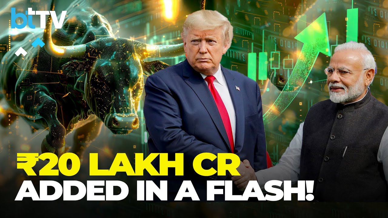 India-US Trade Deal Triggers Historic Rally In Indian Stock Markets, Investors Richer By ₹20 Lk Cr